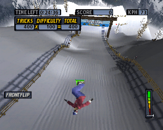 Cool Boarders 4 screenshot 5 for Playstation
